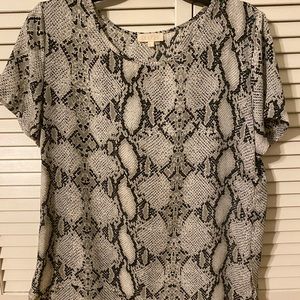 Snake print blouse